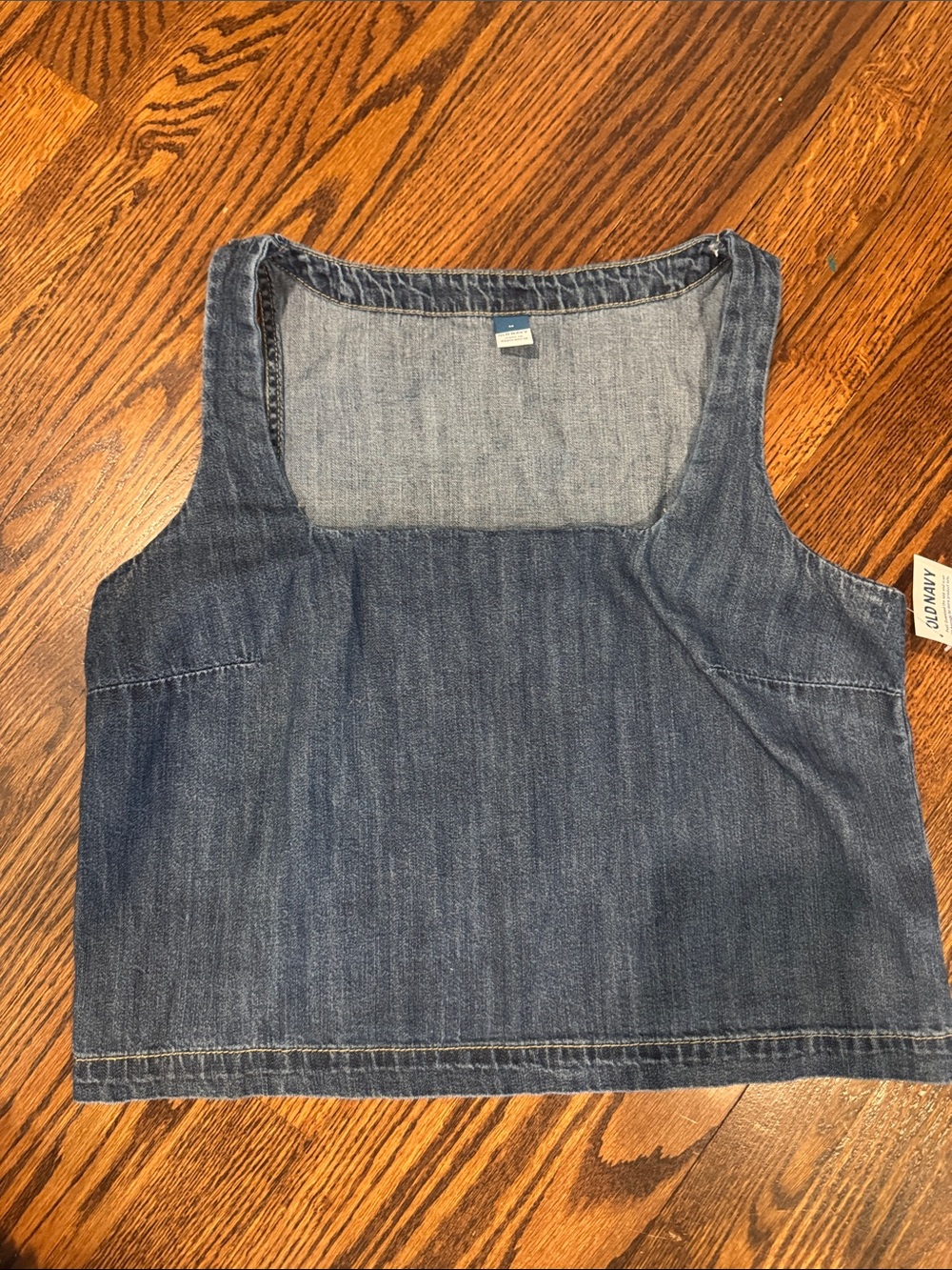 Old Navy Denim Sleeveless Blouse NWT Size Medium